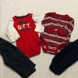 Baby boy 9 month clothes, 4 piece bundle